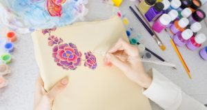 Какими красками можно рисовать на ткани?