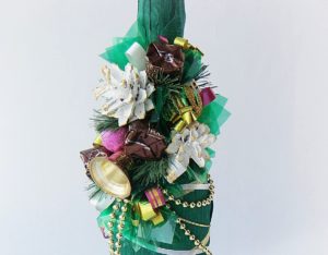 Как украсить бутылку шампанского на Новый год?