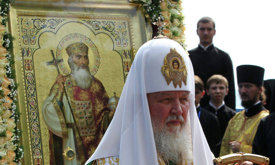 Кирилл, Святейший Патриарх Московский и всея Руси в День крещения Руси