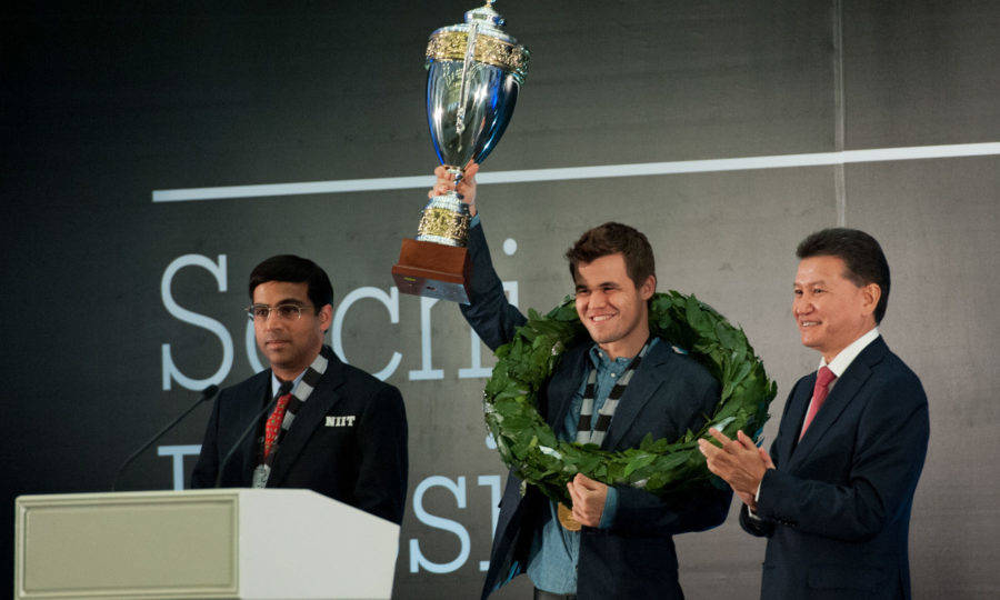 Чемпион мира Магнус Карлсен (Норвегия)