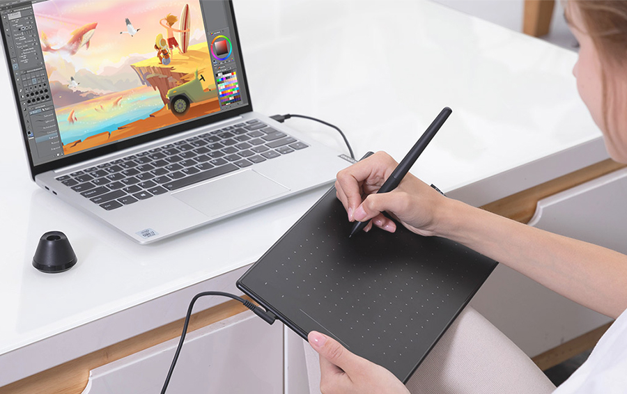 Фото: huiontab.ru 5 достоинств графического планшета