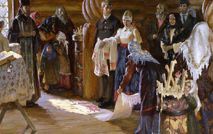Фото: Петров Н. П. девушки утопленницы на Руси
