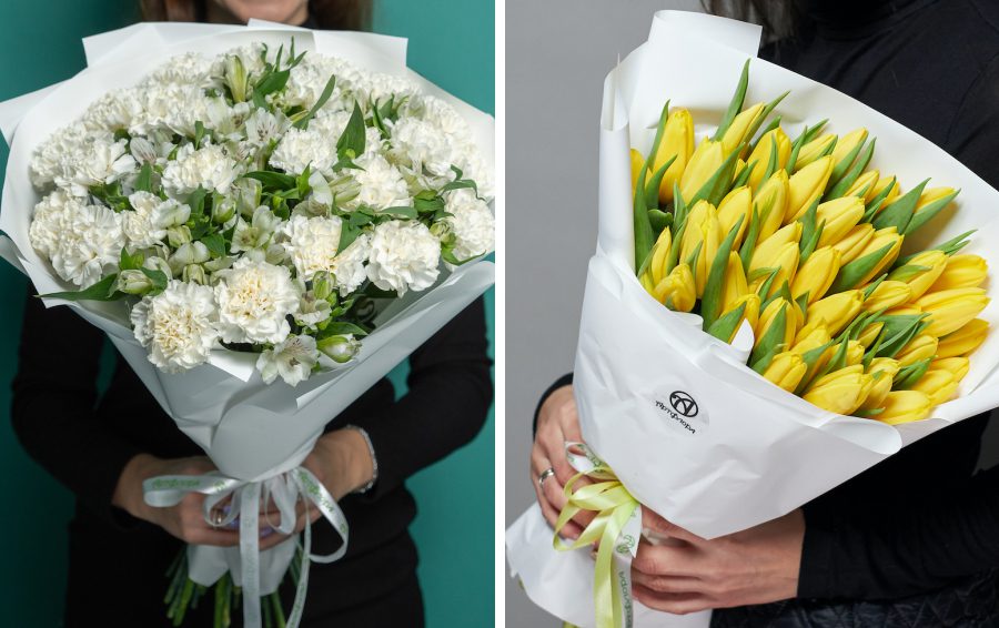 Фото: artflora.ru цветы на 8 марта