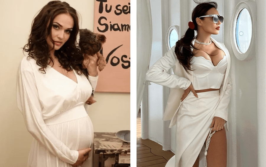 Фото: социальные сети похудели после родов