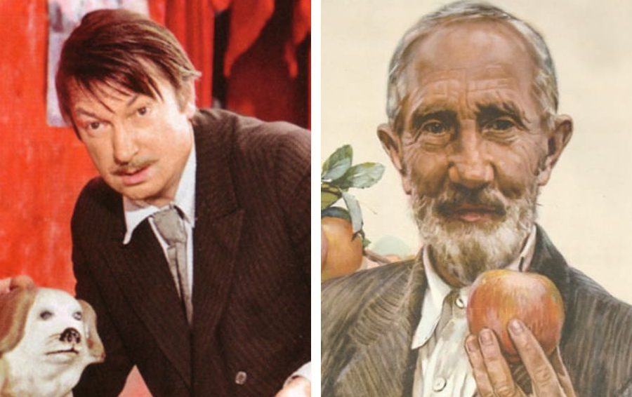 Георгий Вицин и Иван Мичурин