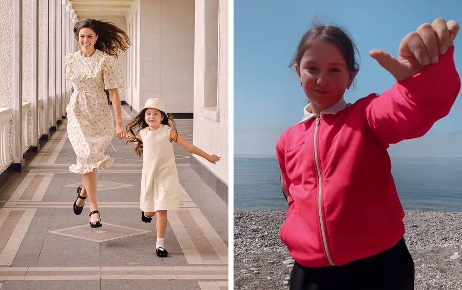 Фото: соцсети Мия, дочь Агаты Муцениеце