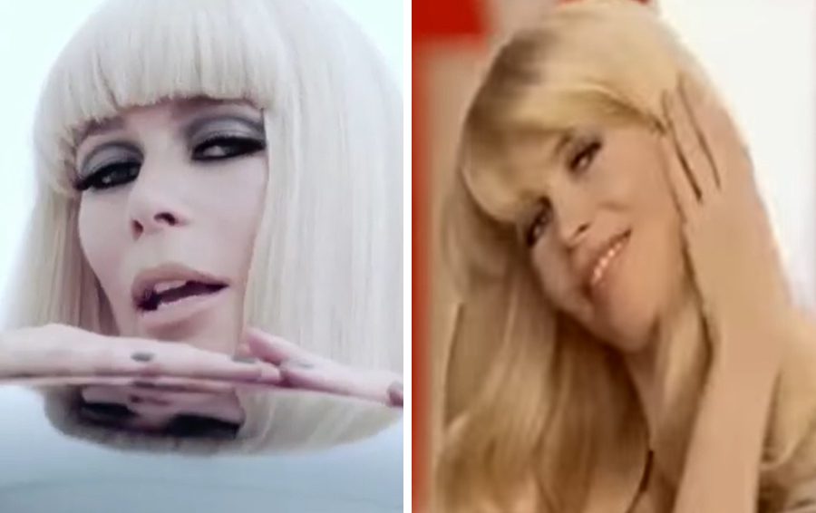 Фото: кадр из видео, L'Oreal Mega Volume Collagen Mascara feat. Claudia Schiffer, Claudia Schiffer for Loréal Paris Клаудия Шиффер