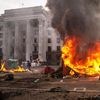 Пожар в одесском Доме профсоюзов